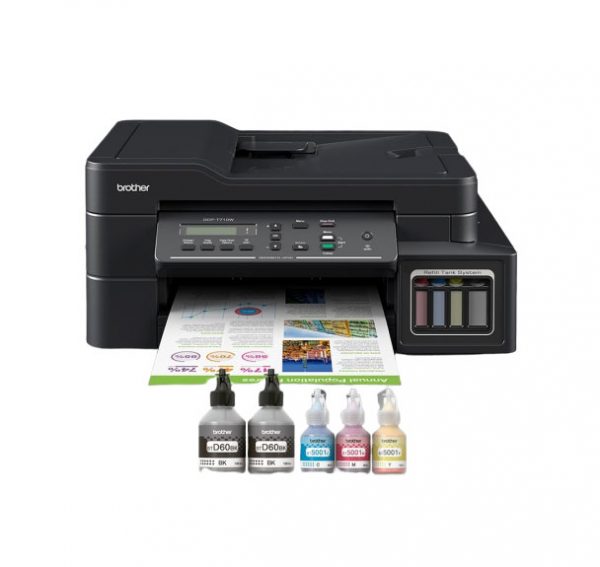 BROTHER DCP T520W MULTIFUNCION WIFIADF/ESCANEA COPIA E IMPRIME COLOR